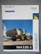 Komatsu WA320-3 WA 320-3 Wheel Loader Tractor Brochure Features Specifications