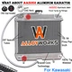 2 Row Aluminum Radiator For Kawasaki FD750D/FD711D FD791D FD851D 39061-2065