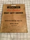 Wiisconsin Air Cooled Heavy Duty Engines Model TR - 10 D Instruction Book And Pa