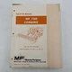 Massey Ferguson MF 760 Combine Parts Book First Print Form No 651 429 M93