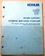 Vintage 1970's KOHLER K-Series ENGINE Service MANUAL K91-K141-K161-K321-K341