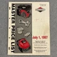 Briggs & Stratton Engine July 1997 Master Price List MS-7299-7/97