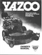 Yazoo Mower Owners Manual YR-36-42-48-60-76 Lawnmower Lawn Mower Repair Service