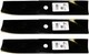 3 Hi-Lift Blade Set for 42" Deck Dixon ZTR 428 429 Yamaha YT5700 Riding Mowers