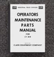 1968 Tractor Operator Instruction Maint Manual Fits Clark CY 40B Forklift O-202