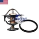 76℃ Thermostat for Yanmar Komatsu 4D92E 4D94E 4D94LE 4D98E WB70A-1 SK09J-2