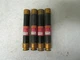 Qty Lot (4) Bussmann FusetronRK5 FRS-R-6 1/4 Fuse Dual Element Time Delay 6.25A