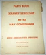Massey Ferguson MF 40 Hay Conditioner Parts Catalog Manual Book 1-63 ORIGINAL!