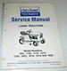 Cub Cadet 1620 1615 1610 1605 1220 1215 1110 1105 805 Tractor Service Manual