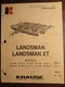 Krause Landsman & XT Cultivator 6150 Series OEM Original  Operator's Manual 1841