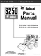 Bobcat S250 Skid Steer Loader Parts Catalog Manual Diagrams List 6904244