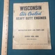 WISCONSIN AIR COOLED HEAVY DUTY ENGINES, MODELS ABN, AKN (MM-253-A) & (MM-253-B)