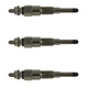 3 GLOW PLUGS Fits Kubota U25 ZD18 MOWER ZD18F ZD21 ZD21F ZD221 ZD25F ZD28 ZD28F