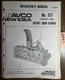 New Idea 517 86" 3 Point Rotary Snow Plow Blower Lot RS46- Manual RS-517 6/81