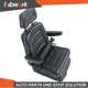 Labwork Forklift Tractor Seat Suspension Adjustable Backrest Armrest Safety Belt