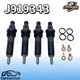 J919343 4PCS Fuel Injector Fits For CASE 580SK 580L 580SL 590SL 650G 850E 9030