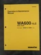 Komatsu WA 600-1LC Wheel Loader Operation Maintenance Manual