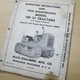ALLIS CHALMERS HD21 Crawler Tractor Owner Operator Owner Maintenance Manual book