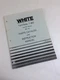 White Yard Boss T-802 With 26" Mower Parts Catalog Operators Instruction Manual