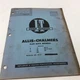 Genuine I&T Allis Chalmers Flat Rate Manual AC-4 1956 B C CA G RC WC WD WD45 WF