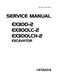 HITACHI EX300-2 EX300LC-2 EX300H-2 EXCAVATOR SERVICE MANUAL