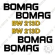 Fits Bomag BW213D Decal Kit Roller BW 213 D - 7 YEAR VINYL