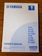 OEM Yamaha Owners Manual, F115 Lf115 F115A1... Pn Lit-18626-09-2563P-28199-1D
