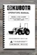 Kubota L1720 Loader Operator&rsquo;s Manual for L305 L305DT L345 L345DT L355SS Book
