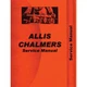 Service Manual fits Allis Chalmers WD WD45
