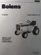 Bolens QT-17 Lawn Garden Tractor Owner & Parts (2 Manual s) KT-17 Kohler Twin HP