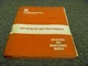 Koehring Bantam C-266 Excavator Owner Operator Maintenance Manual