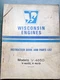 Wisconsin Engine V-465D V-460D V-461D Instruction Book & Parts List MM-308B