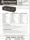 Hitachi - D-W200/W210/W220 Cassette Deck - Original Service Manual
