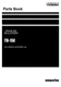 Komatsu TD-15E Crawler Bulldozer Parts Catalog Manual SN U008001-Up P030501-Up