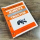 Kubota L185 L245 L295 Tractor Service Repair Manual Technical Shop Book Printed