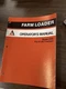 Allis Farm Loader Model 450 for 6140 Tractors Operators Manual