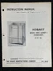 Hobart Modles WM-1 WMP-1 Instruction Manual Dishwasher Parts Catalog Repair Book