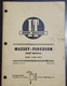 Massey-Ferguson MF25, MF130 Shop Manual Part # MF-25