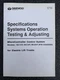 Daewoo Specs Systems Ops Testing Adjusting MicroController BC15T BC18T BC20T