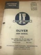 I&T #O-13: OLIVER TRACTOR SHOP MANUAL SUPPLEMENT FOR MODELS 99GMTC,950,990,995+