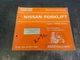 Nissan H02 Series Forklift Parts Catalog Manual  C-F110U  1990