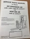 Yale Parts Manual NR 035/040/045 AB, NDR 030 AB , #1498