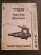Gehl TR330 Three Row Attachment Service Parts Manual Form No. 902499