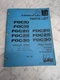 MITSUBISHI FORK LIFT TRUCK PARTS LIST CATALOG MANUAL FGC10-30 FDC20-30 1986