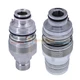 Male & Female Flat Face Coupler Kit For Bobcat 753 773 S150 S160 S175 T180 T250