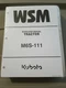 Kubota Workshop Manual MS6-111 Code No. 9Y111-13742