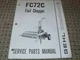Gehl FC72C Flail Chopper Dealer's Parts Book