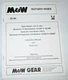 M&W 1815 1821 1930 1815MT 1930MT 1821MT Rotary Hoe Instruction & Parts Manual
