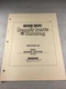 Bush Hog GT42 Cutter Mower Parts Manual