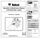 Bobcat S100 Skid Steer Loader Operation and Maintenance Manual AB64 PDF
